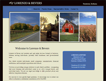 Tablet Screenshot of lorenzobevers.com
